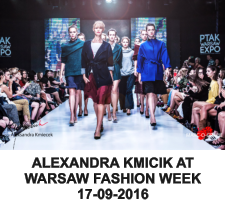 ALEXANDRA KMICIK AT WARSAW FASHION WEEK 17-09-2016